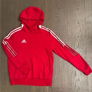 Red boys Adidas hoodie
